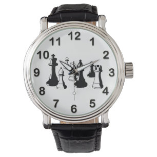 Montre Pièces d'échecs Art Vintage #2