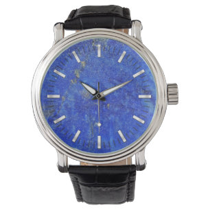 Montre Pierre gemme bleue de Lazurite