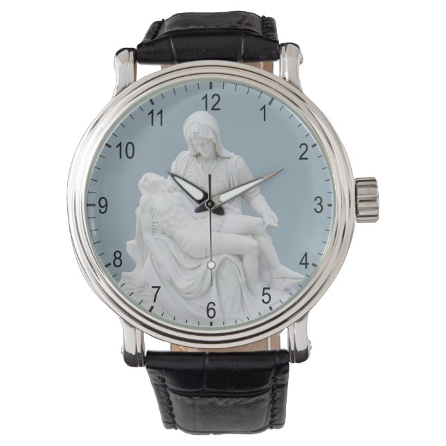 Montre Pieta sculptée (devant)