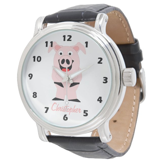 Montre Pig Design Personalised (Incliné)