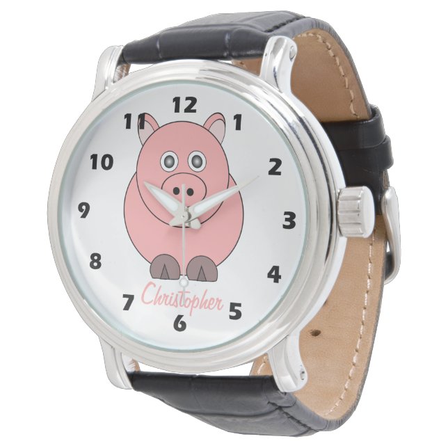 Montre Pig Design Personalised (Incliné)