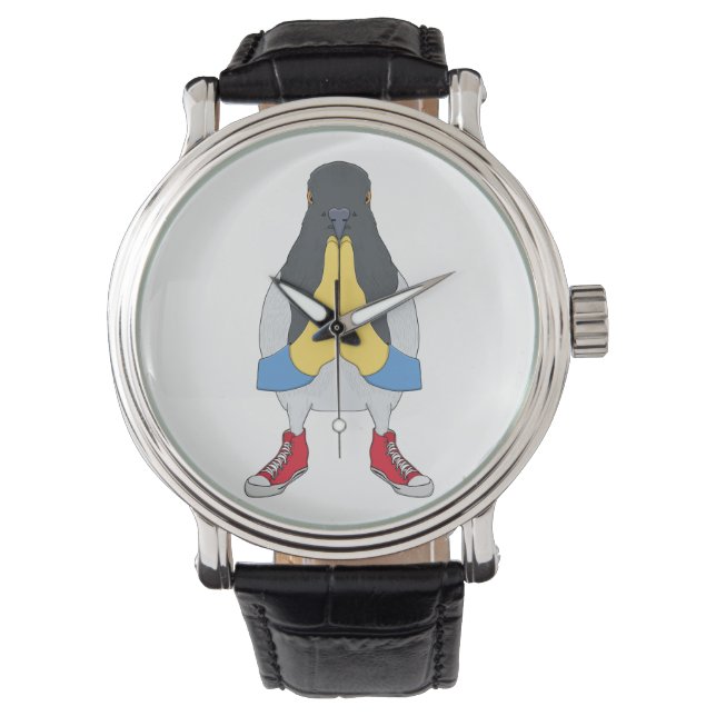 Montre Pigeon avec chaussures (devant)