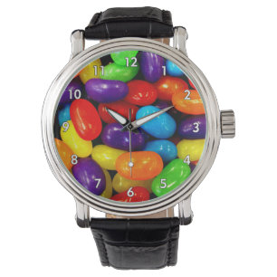 Montre Pile de haricot très coloré