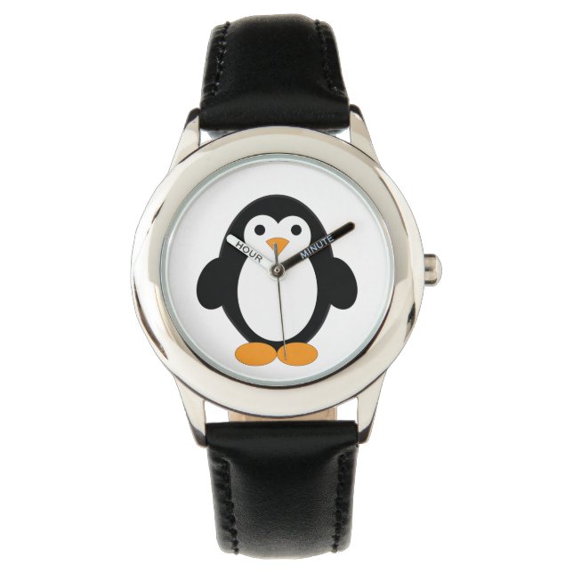 Montre Pingouin à caricature mignonne (devant)