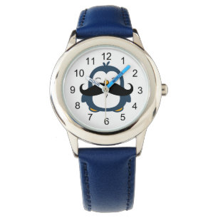 Montre Pingouin de moustache