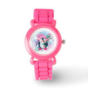 Montre Pingouin de Noël