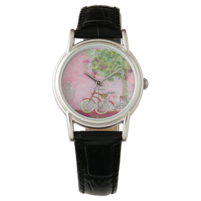Montre Pink Bicycles (devant)