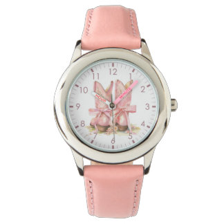 Montre Pink Country Girl Cowgirl Boots Watch