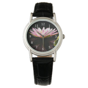 Montre Pink Lotus Nénuphar Watch
