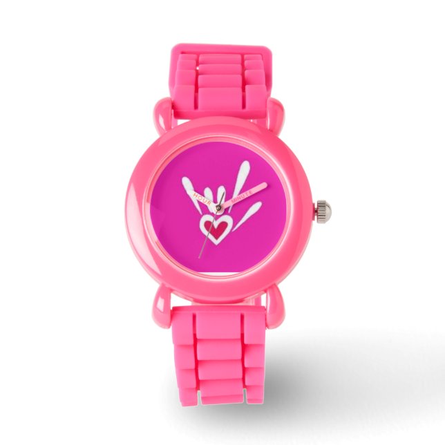 Montre Pink Sparkle ILS Watch (Recto)