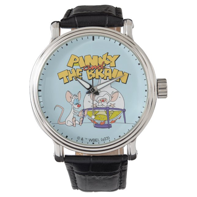 Montre Pinky et le cerveau | Laboratoire (devant)