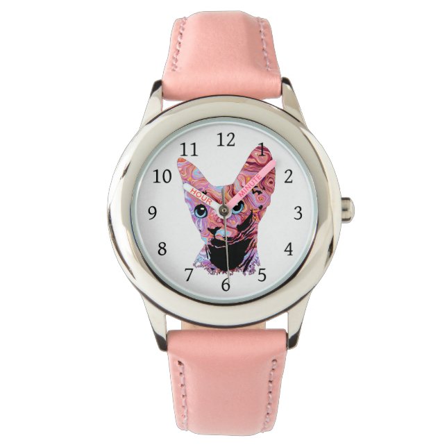 Montre Pinky Sphynx Cat 683 (devant)