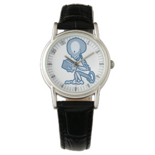 Montre Pins et aiguilles Pete Skeleton avec livre