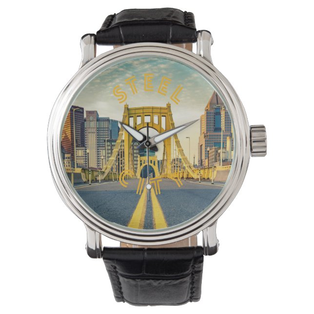 Montre Pittsburgh Steel City Skyline 412 (devant)