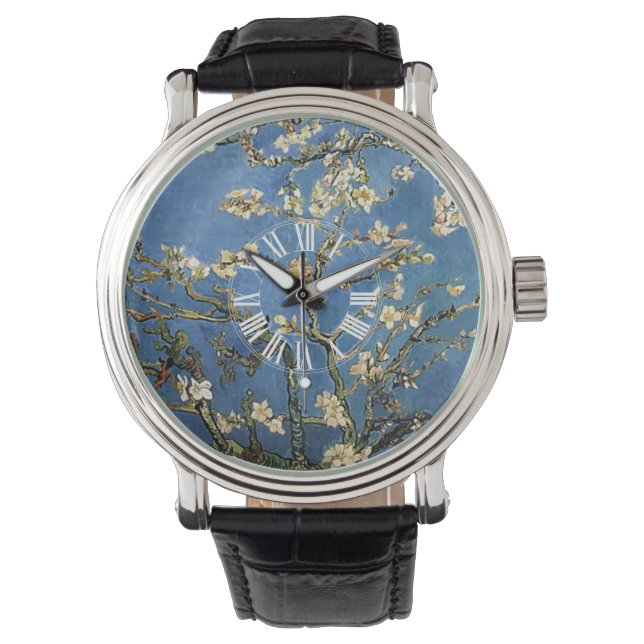 Montre PixDezines Van Gogh fleurs d'amandes (devant)