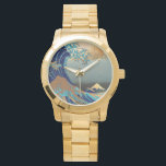 Montre PixDezines Vintage, Grande Vague, Hokusai 葛飾北斎の神奈川<br><div class="desc">PixDezinves Vintage d'art japonais. La Grande Vague de Kanagawa est l'une des plus vues dans le monde. L'artiste,  Hokusai,  1832 (période Edo). Dépeignant okinami comme les grandes vagues,  PAS un tsunami.  Amélioré numériquement par PixDezines.
< 3=""> Copyright © 2008-2014 PixDezines.com™ et PixDezines™ sur zazzle.com</div>