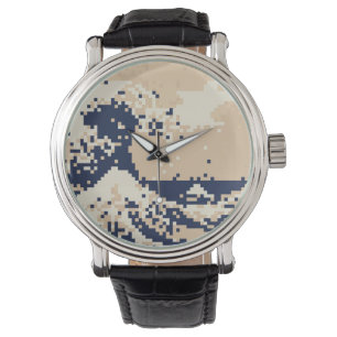 Montre Pixel Tsunami 8 bits Pixel Art