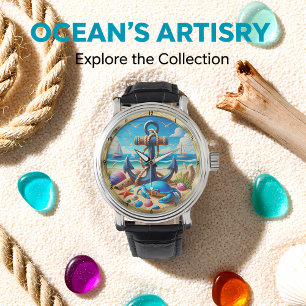 Montre Plage de crabe d'ancre Nautilus 