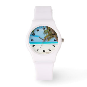Montre Plage tropicale Turquoise