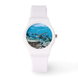 Montre Plages tropicales   Esturgeon Parmi le corail