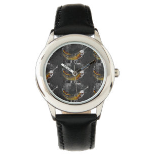 Montre plaine plane