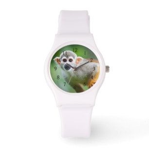 Montre Plan rapproché d'un singe-écureuil commun
