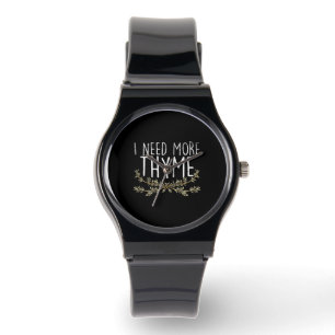Montre Plante d'herbe de thym
