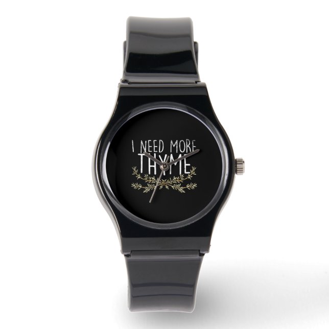 Montre Plante d'herbe de thym (Recto)