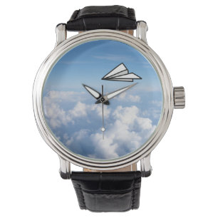 Montre plate de papier