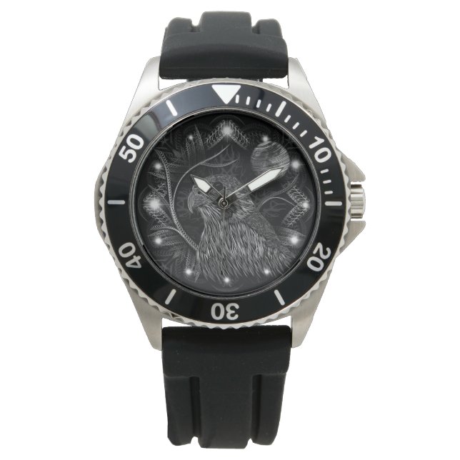 Montre Pleine lune de faucon (devant)