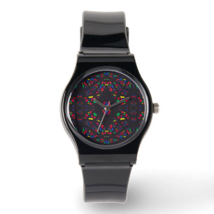 Montre Pluie spectroscopique Résumé Art Gouache