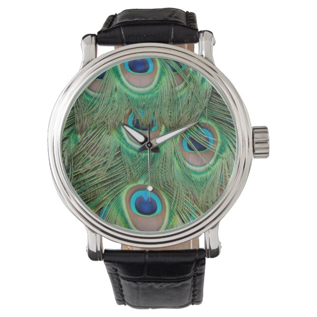 Montre Plumage de paon (devant)