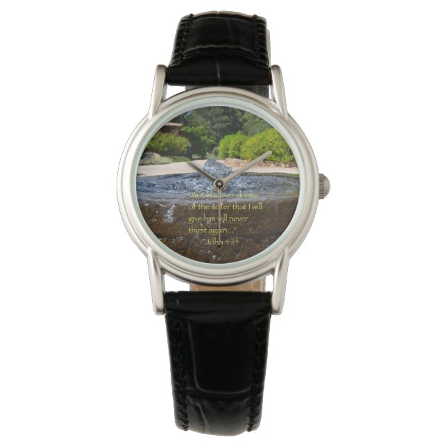 Montre "Plus jamais soif" (devant)