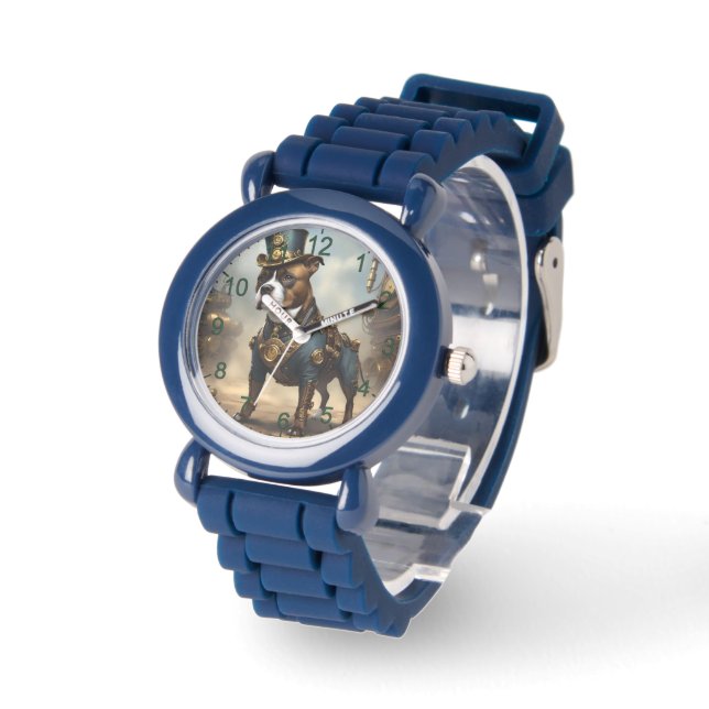 Montre Poches mécaniques : Steampunk Staffordshire Terrie (Angle)