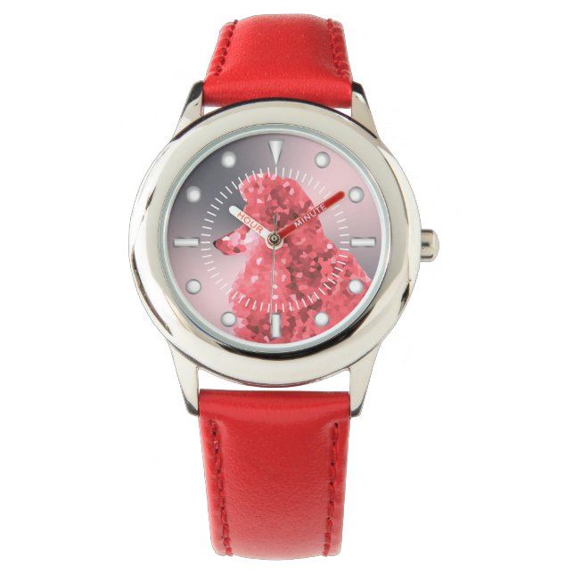 Montre Poiche rose (devant)