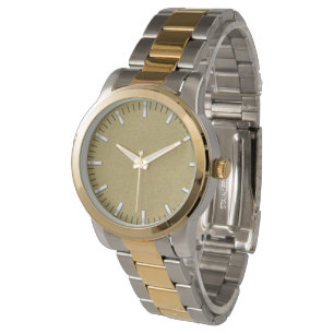 Montre Poignée classique Gold Foil Mens