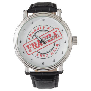 Montre Poignée FRAGILE très amusante avec surveillance po
