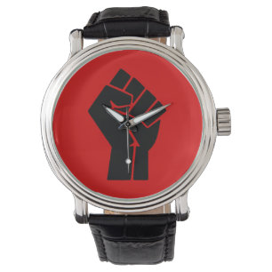 Montre Poing de la puissance noire