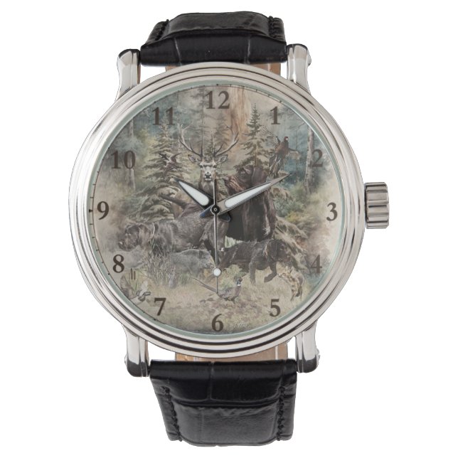 Montre Pointer à poil dur allemand (devant)
