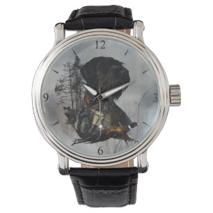 Montre Pointeur À poils durs allemand