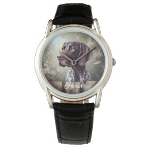 Montre Pointeur Shorthair allemand en attente