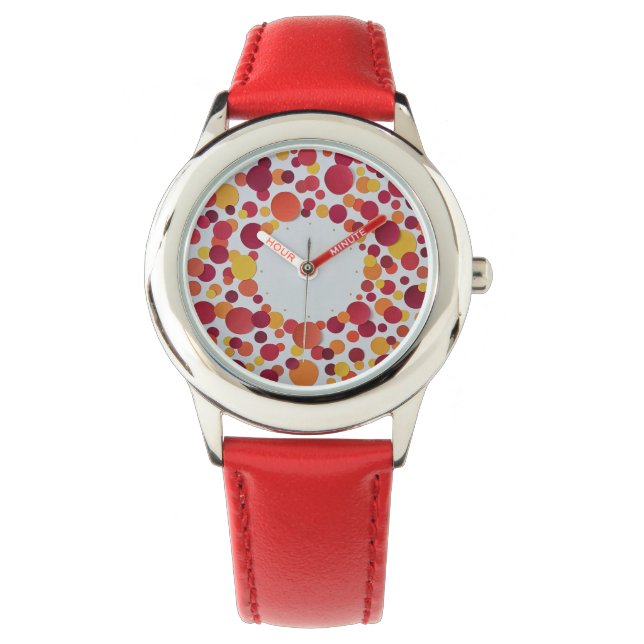 Montre points colorés (devant)