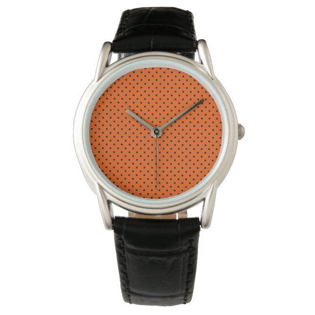Montre Points orange et noirs du tigre (devant)