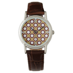 Montre Points tournés, caramel, crème et chocolat