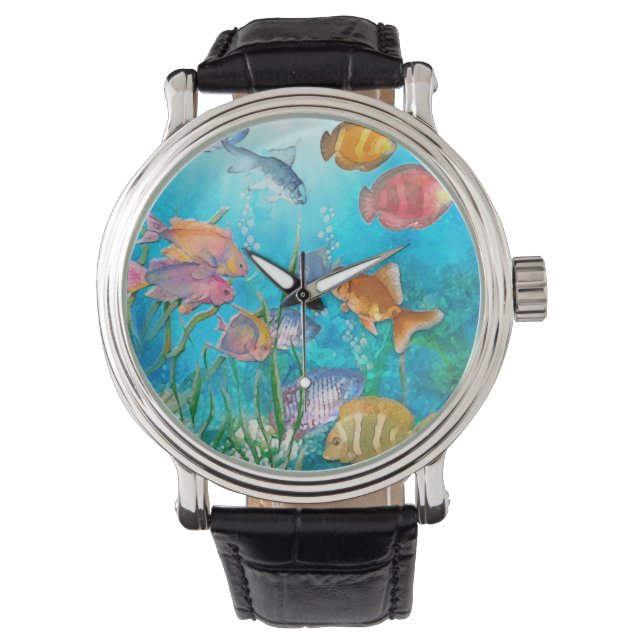 Montre Poisson coloré (devant)