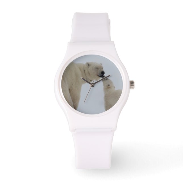 Montre Polar Bear Mother with Cub (Recto)