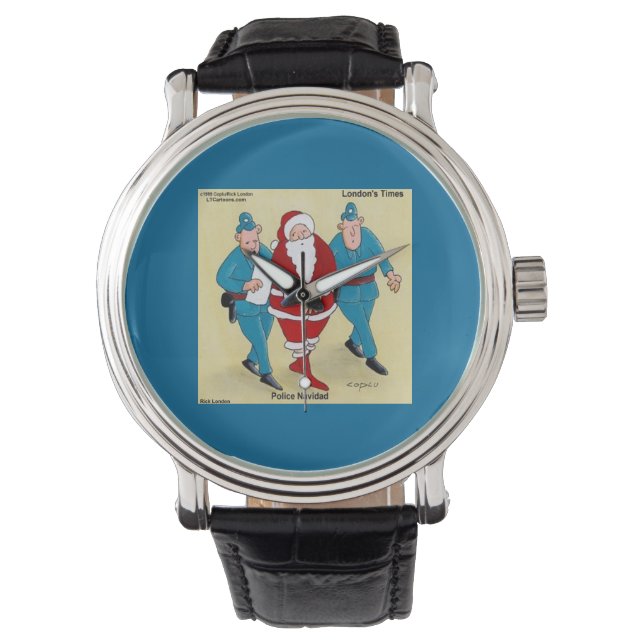 Montre Police Navidad Funny Christmas Watch (devant)