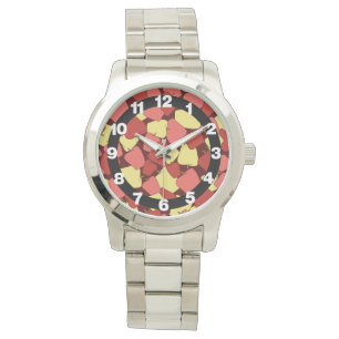 Montre Pommes rouges et jaunes Oreiller Motif