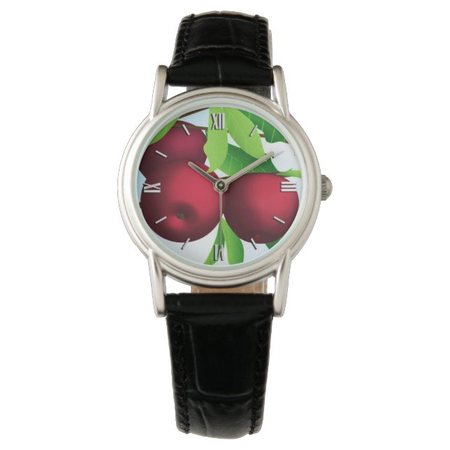 Montre "Pommes sur une branche" (devant)
