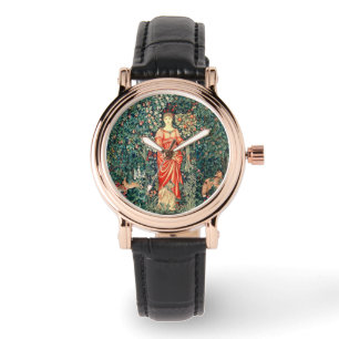 MONTRE POMONA TENANT DES FRUITS EN VERDURE, ANIMAUX FORES